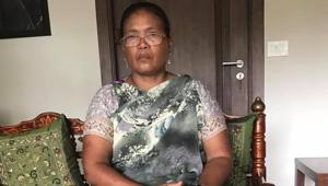 Tailin Lyngdoh was denied entry. The club said it had nothing to do with her jainsem, a traditional Khasi dress.(Picture courtesy: Nivedita Barthakur/Facebook) Tailin Lyngdoh was denied entry. The club said it had nothing to do with her jainsem, a traditional Khasi dress.(Picture courtesy: Nivedita Barthakur/Facebook)