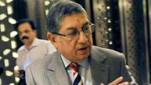 NSrinivasan also blasted the Committee of Administrators’ (COA) decision to continue with the administrative staff of the ICC Champions Trophy for the West Indies tour as well(AFP) NSrinivasan also blasted the Committee of Administrators’ (COA) decision to continue with the administrative staff of the ICC Champions Trophy for the West Indies tour as well(AFP)