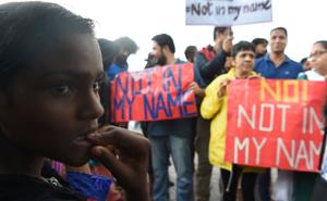 Protestors at a ‘Not in my name’ rally, Mumbai, June 28, 2017(AFP) Protestors at a ‘Not in my name’ rally, Mumbai, June 28, 2017(AFP)