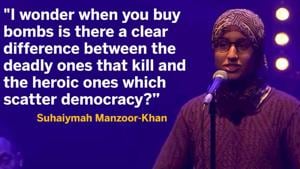 A 22-year-old Muslim woman’s poem crushing Islamophobia has gone viral.(YouTube screengrab)