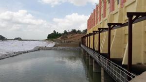 The Ganga Pump Nahar Yojana at Kahalgaon in Bhagalpur district.(HT photo) The Ganga Pump Nahar Yojana at Kahalgaon in Bhagalpur district.(HT photo)