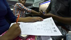 DU expects five cycles of admissions to take place under the ECA, with the first cycle set to start on Tuesday.(Hindustan Times) DU expects five cycles of admissions to take place under the ECA, with the first cycle set to start on Tuesday.(Hindustan Times)