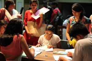 For students who may have their grades increased, DU officials said that they will follow the current admission guidelines, unless ordered otherwise by the high court.(Hindustan Times/Raj K Raj) For students who may have their grades increased, DU officials said that they will follow the current admission guidelines, unless ordered otherwise by the high court.(Hindustan Times/Raj K Raj)