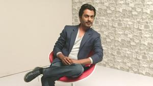 Nawazuddin Siddiqui says he is happy with the way his career is progressing.(HT Photo) Nawazuddin Siddiqui says he is happy with the way his career is progressing.(HT Photo)