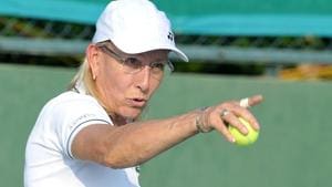 Martina Navratilova has 18 Grand Slam titles (a tie with her great rival Chris Evert). She also has a total of 56 grand slam titles including her doubles and mixed doubles wins(AFP)
