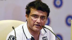 BCCI Cricket Advisory Committee (CAC) member Sourav Ganguly speaks at a press conference on the Indian cricket team coach selection.(PTI) BCCI Cricket Advisory Committee (CAC) member Sourav Ganguly speaks at a press conference on the Indian cricket team coach selection.(PTI)