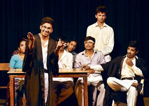College students performing a play at Purushottam Karandak event at Bharat Natya Mandir.(HT FILE PHOTO) College students performing a play at Purushottam Karandak event at Bharat Natya Mandir.(HT FILE PHOTO)
