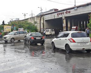 Bhoomkar chowk near Wakkad in Pune serves as an entry point to the IT park road.(HT PHOTO) Bhoomkar chowk near Wakkad in Pune serves as an entry point to the IT park road.(HT PHOTO)