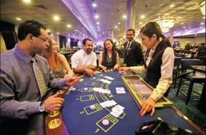 The lobby of Goa’s off-shore casinos is one of the biggest cash-cows for a government that is largely dependent on tourism for its revenue(Sanjeev Verma/HT) The lobby of Goa’s off-shore casinos is one of the biggest cash-cows for a government that is largely dependent on tourism for its revenue(Sanjeev Verma/HT)