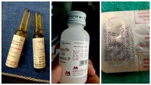 A National Health Mission (NHM) team found medicines with expiry dates of February, April and June this year in stock at the Adolescent Reproductive and Sexual Health (ARSH) clinic.(HT Photo) A National Health Mission (NHM) team found medicines with expiry dates of February, April and June this year in stock at the Adolescent Reproductive and Sexual Health (ARSH) clinic.(HT Photo)