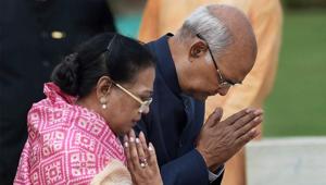 It was for the first time that the President visited the memorial located in Chanakyapuri area of the national capital.(PTI/ File Photo) It was for the first time that the President visited the memorial located in Chanakyapuri area of the national capital.(PTI/ File Photo)
