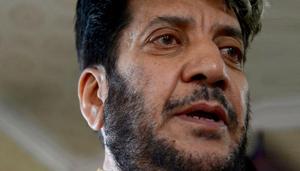 Senior Kashmiri separatist leader Shabir Shah speaks to the media prior to his departure for New Delhi for talks with Pakistan's National Security Adviser Sartaj Aziz, in Srinagar. (AFP Photo)(AFP File Photo) Senior Kashmiri separatist leader Shabir Shah speaks to the media prior to his departure for New Delhi for talks with Pakistan's National Security Adviser Sartaj Aziz, in Srinagar. (AFP Photo)(AFP File Photo)