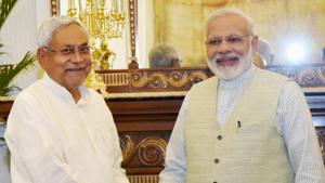 Chief minister of Bihar Nitish Kumar (L) with Prime Minister Narendra Modi in New Delhi.(PTI File Photo) Chief minister of Bihar Nitish Kumar (L) with Prime Minister Narendra Modi in New Delhi.(PTI File Photo)