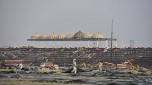 The restoration plan doesn’t mention any timeline within which the rehabilitation work could be completed, nor does it give any estimate of the cost involved.(Saumya Khandelwal/HT Photo) The restoration plan doesn’t mention any timeline within which the rehabilitation work could be completed, nor does it give any estimate of the cost involved.(Saumya Khandelwal/HT Photo)