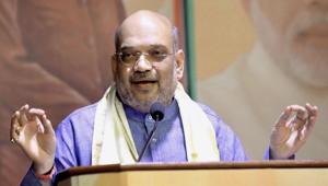BJP national president Amit Shah rebukes a party worker for calling Congress vice president Rahul Gandhi ‘Pappu.’(PTI File Photo) BJP national president Amit Shah rebukes a party worker for calling Congress vice president Rahul Gandhi ‘Pappu.’(PTI File Photo)