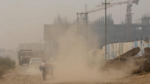 According to the data available with Hindustan Times, since May 2015, July has been the “cleanest” month in terms of air quality with two “good” days and not even one “bad” day.(Burhaan Kinu/HT Photo) According to the data available with Hindustan Times, since May 2015, July has been the “cleanest” month in terms of air quality with two “good” days and not even one “bad” day.(Burhaan Kinu/HT Photo)
