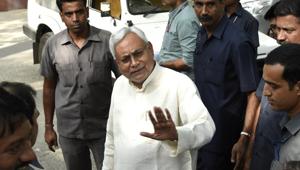 Nitish, after all, spent seventeen long years as part of the BJP-led NDA and kept silent during the Gujarat 2002 riots. Did the RSS’s Hindutva ideology only become anathema for him in June 2013 when Mr Modi took over the BJP leadership?(Arvind Yadav/HT PHOTO) Nitish, after all, spent seventeen long years as part of the BJP-led NDA and kept silent during the Gujarat 2002 riots. Did the RSS’s Hindutva ideology only become anathema for him in June 2013 when Mr Modi took over the BJP leadership?(Arvind Yadav/HT PHOTO)