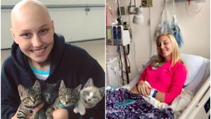 A 20-year-old lung cancer survivor shared a photo after her chemotherapy treatment and Reddit was impressed with the way she pulled off her post-chemo look. (flexilexi22/Reddit) A 20-year-old lung cancer survivor shared a photo after her chemotherapy treatment and Reddit was impressed with the way she pulled off her post-chemo look. (flexilexi22/Reddit)