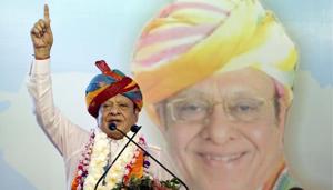 Former Gujarat chief minister Shankersinh Vaghela addresses a public meeting on his 77th birthday in Gandhinagar .(PTI FILE PHOTO) Former Gujarat chief minister Shankersinh Vaghela addresses a public meeting on his 77th birthday in Gandhinagar .(PTI FILE PHOTO)