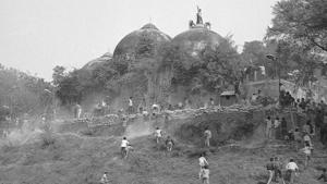 The Babri mosque was demolished in December, 1992.(HT File Photo) The Babri mosque was demolished in December, 1992.(HT File Photo)