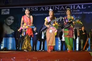 A file photo of the Miss Arunachal contest from 2012.(HT Photo) A file photo of the Miss Arunachal contest from 2012.(HT Photo)