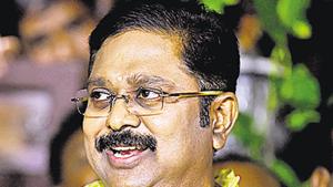 Fourteen AIADMK(Amma) legislators attended a mammoth rally party’s deposed deputy general secretary TTV Dinakaran addressed at Melur in Madurai on Monday(PTI Photo) Fourteen AIADMK(Amma) legislators attended a mammoth rally party’s deposed deputy general secretary TTV Dinakaran addressed at Melur in Madurai on Monday(PTI Photo)