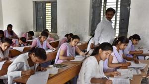 A significant 99.61% examinees of Class 10 of UP Board were declared successful in the improvement and compartment examination, the results for which were declared on Saturday.(Sanjeev Verma/HT file) A significant 99.61% examinees of Class 10 of UP Board were declared successful in the improvement and compartment examination, the results for which were declared on Saturday.(Sanjeev Verma/HT file)