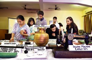 'Neighbourhood Diaries' is an ongoing exhibition at Chittaranjan Bhawan by children. The exhibition which traces the history of CR Park area in New Delhi.(Saumya Khandelwal/HT PHOTO) 'Neighbourhood Diaries' is an ongoing exhibition at Chittaranjan Bhawan by children. The exhibition which traces the history of CR Park area in New Delhi.(Saumya Khandelwal/HT PHOTO)