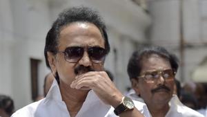 DMK working president M K Stalin said the governor ought to have ordered a floor test after the MLAs formally informed him about withdrawing their support.(PTI File Photo) DMK working president M K Stalin said the governor ought to have ordered a floor test after the MLAs formally informed him about withdrawing their support.(PTI File Photo)