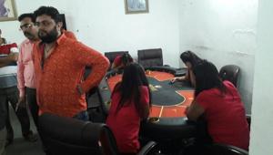 Police arrested 30 people from the site, including 14 players and five female attendants.(Picture: Sourced) Police arrested 30 people from the site, including 14 players and five female attendants.(Picture: Sourced)