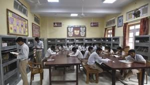 Rajkiya Pratibha Vikas Vidyalaya, Karol Bagh, is among five Delhi schools which have won Swachh Vidyalaya Puraskar 2017. The award was instituted by Union Ministry of Human Resources.(Ravi Choudhary/HT Photo) Rajkiya Pratibha Vikas Vidyalaya, Karol Bagh, is among five Delhi schools which have won Swachh Vidyalaya Puraskar 2017. The award was instituted by Union Ministry of Human Resources.(Ravi Choudhary/HT Photo)