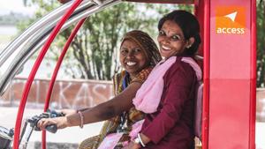 A not-for-profit organisation has trained women from the weaker sections of the society to drive the battery-operated e-rickshaws that have been modified and painted pink.(HT Photo) A not-for-profit organisation has trained women from the weaker sections of the society to drive the battery-operated e-rickshaws that have been modified and painted pink.(HT Photo)