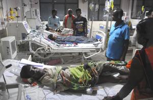 An inside view of a ward of BRD Hospital in Gorakhpur.(HT File Photo) An inside view of a ward of BRD Hospital in Gorakhpur.(HT File Photo)