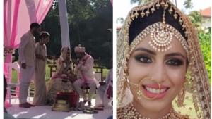 Aftab Shivdasani and Nin Dusanj tied the knot in Sri Lanka.(Instagram) Aftab Shivdasani and Nin Dusanj tied the knot in Sri Lanka.(Instagram)