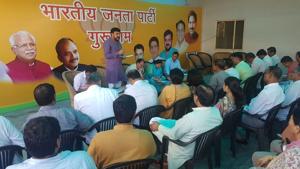 The party received 800 applicants from aspirants till Monday, of which 400 have been rejected and the rest of the candidates will be scrutinised by the sub-committee, said a senior party leader.(HT FILE PHOTO) The party received 800 applicants from aspirants till Monday, of which 400 have been rejected and the rest of the candidates will be scrutinised by the sub-committee, said a senior party leader.(HT FILE PHOTO)