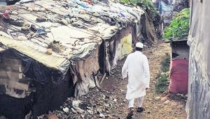 A view of the Rohingya camp in Jammu. There are about 5,700 Rohingya refugees living in Jammu.(Niha Masih/HT Photo) A view of the Rohingya camp in Jammu. There are about 5,700 Rohingya refugees living in Jammu.(Niha Masih/HT Photo)