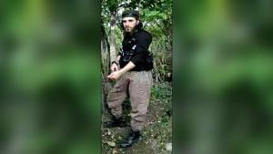 Hizbul militant Tariq, along with another militant, was killed in an encounter in Shopian on Sunday. (Photo: ANI Twitter) Hizbul militant Tariq, along with another militant, was killed in an encounter in Shopian on Sunday. (Photo: ANI Twitter)