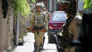 According to a police spokesman based in Srinagar, the operation was jointly carried out by Army, CRPF and Jammu and Kashmir police.(PTI) According to a police spokesman based in Srinagar, the operation was jointly carried out by Army, CRPF and Jammu and Kashmir police.(PTI)