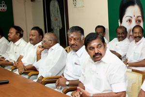 The disqualification of the rebel MLAs was a boost for chief minister E Palaniswami.(PTI) The disqualification of the rebel MLAs was a boost for chief minister E Palaniswami.(PTI)