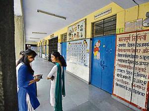 The plan to install surveillance cameras in primary schools was part of the three municipal corporations’ budgets for the two last consecutive years. But none could cover even one-fourth of schools so far.(Sushil Kumar/HT PHOTO) The plan to install surveillance cameras in primary schools was part of the three municipal corporations’ budgets for the two last consecutive years. But none could cover even one-fourth of schools so far.(Sushil Kumar/HT PHOTO)