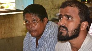 The arrested men, suspected to have links with terror outfit Harkat-ul-jihad-Islami, at a police station in Gaya.(HT photo/Rajesh Kumar) The arrested men, suspected to have links with terror outfit Harkat-ul-jihad-Islami, at a police station in Gaya.(HT photo/Rajesh Kumar)