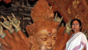 West Bengal Chief Minister Mamata Banerjee could have tackled the immersion and rehearsals of Muharram processions that would have come out on Dashami evening relatively easily by demarcating separate routes and heavy police arrangements(PTI) West Bengal Chief Minister Mamata Banerjee could have tackled the immersion and rehearsals of Muharram processions that would have come out on Dashami evening relatively easily by demarcating separate routes and heavy police arrangements(PTI)