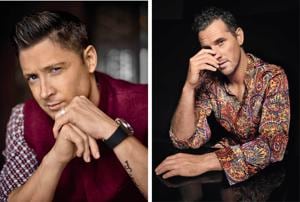 Michael Clarke confesses his love for Kolkata biryani and sweets while Shaun Tait thoroughly enjoys being pampered by his mother-in-law. (From left) Clarke wears a shirt and bandhgala by Ashish N Soni and a watch from Hublot; Tait wears a shirt by Ashish N Soni. (Styling by Mia; Make-up and hair by Ashwin Shelar; Location courtesy: The St. Regis Mumbai for Michael Clarke and Grand Hyatt Mumbai for Shaun Tait)(Prabhat Shetty) Michael Clarke confesses his love for Kolkata biryani and sweets while Shaun Tait thoroughly enjoys being pampered by his mother-in-law. (From left) Clarke wears a shirt and bandhgala by Ashish N Soni and a watch from Hublot; Tait wears a shirt by Ashish N Soni. (Styling by Mia; Make-up and hair by Ashwin Shelar; Location courtesy: The St. Regis Mumbai for Michael Clarke and Grand Hyatt Mumbai for Shaun Tait)(Prabhat Shetty)