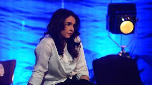 Suchitra Krishnamoorthi in a still from her play Drama Queen, which she will perform in Delhi on October 6.