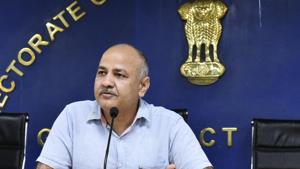 Education minister Manish Sisodia took to Twitter on Wednesday to share the news with his followers.(Burhaan Kinu/HT PHOTO) Education minister Manish Sisodia took to Twitter on Wednesday to share the news with his followers.(Burhaan Kinu/HT PHOTO)
