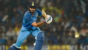 Virat Kohli, Indian cricket team captain, will again be Australia’s prime target when the two teams face off in the first T20 international in Ranchi on Saturday.(AFP) Virat Kohli, Indian cricket team captain, will again be Australia’s prime target when the two teams face off in the first T20 international in Ranchi on Saturday.(AFP)