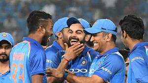 Virat Kohli’s Indian cricket team will be determined to continue their winning streak against Australia while Steve Smith’s team will be desperate to break their winless record in T20Is in India.(PTI) Virat Kohli’s Indian cricket team will be determined to continue their winning streak against Australia while Steve Smith’s team will be desperate to break their winless record in T20Is in India.(PTI)