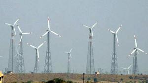 Rajasthan has an installed wind energy capacity of 4,280 MW.(HT Photo) Rajasthan has an installed wind energy capacity of 4,280 MW.(HT Photo)
