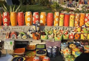 Terracota work at display at a village in Aurangabad.(HT Photo) Terracota work at display at a village in Aurangabad.(HT Photo)