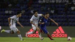Riding on Amine Gouiri’s brilliance, France beat Japan 2-1 in the FIFA U-17 World Cup.(AP) Riding on Amine Gouiri’s brilliance, France beat Japan 2-1 in the FIFA U-17 World Cup.(AP)